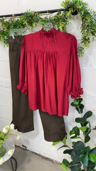 Wagner Top Crimson by Umgee