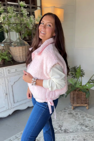 Townsend Vest Pink Vest Zenana