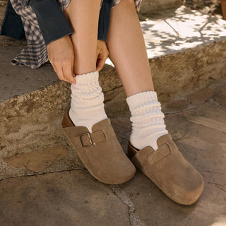 Maire Clogs Dk Taupe by Yellow Box