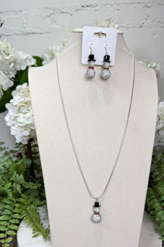 Snow Days Necklace Silver Necklaces L & B Creations
