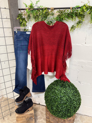 Wind Chill Red Sweater Fenco