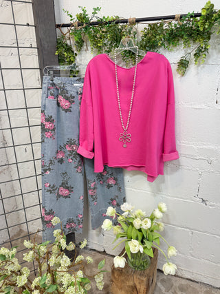 Flashback Pink Sweatshirt MuMu