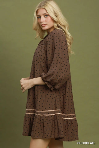 Sherwood Dress Chocolate by Umgee