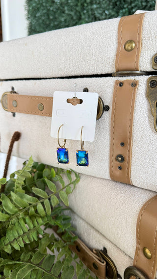 Sundance Earrings Gold/Blue