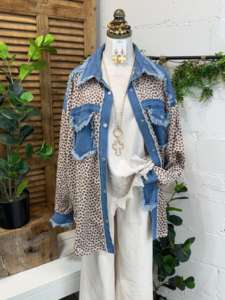 Cover Your Tracks Top Denim Mix