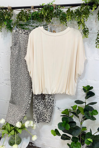 Double Bubble Top Ivory by Umgee Shirts & Tops Umgee