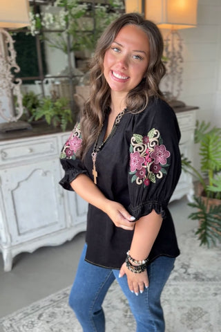Seasoned Top Black by Umgee