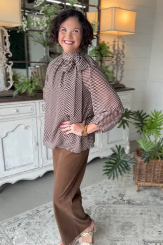 Seraphina Top Brown by Umgee