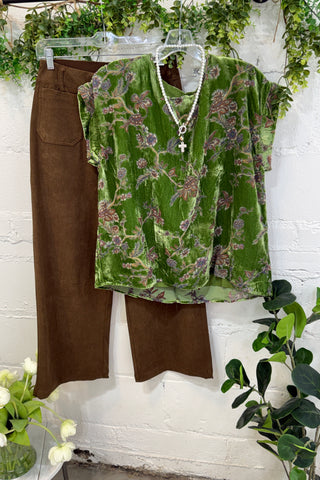 Karma Top Sage by Umgee Shirts & Tops Umgee