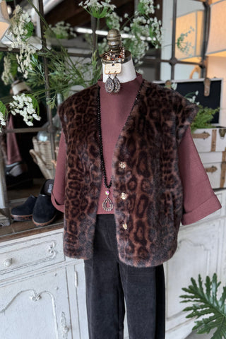 Persuasion Vest Brown Vest Wona Trading
