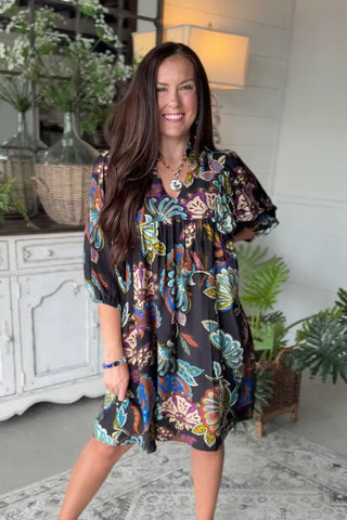Briar Patch Dress Black by Umgee Dresses Umgee