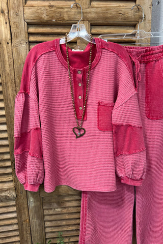 Russell Top Boho Red by Easel Shirts & Tops Easel