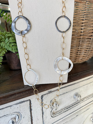 Groovy Necklace Gold Necklaces L & B Creations