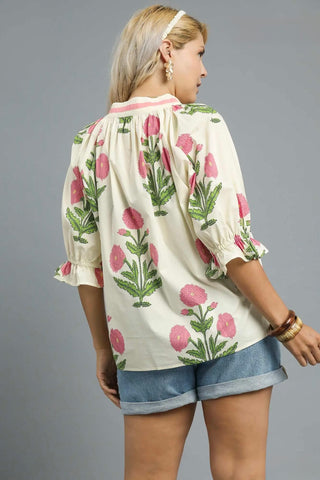 Parker Top Cream by Umgee Shirts & Tops Umgee
