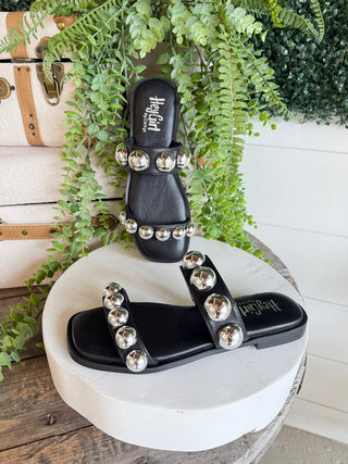 Catch A Buzz Black by Corky's Sandal Corky's Footwear