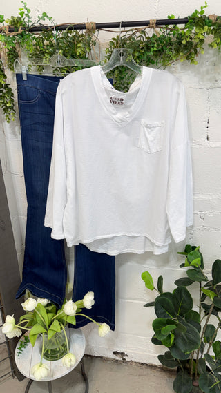 Carson Top White