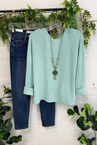Outer Banks Sweater Aqua Sole Luna