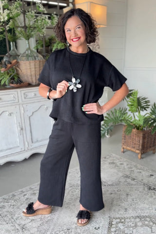 Sheila Pant Set Black