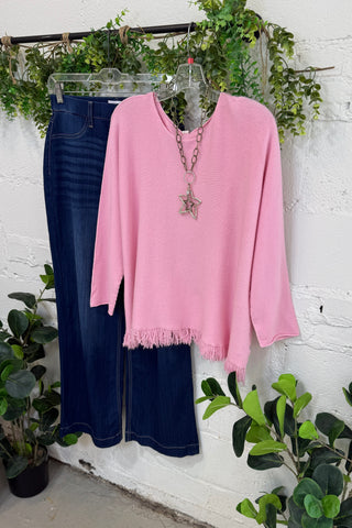 Wells Sweater Pink sweater Sole Luna