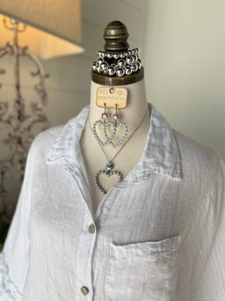 Lovebug Earrings Silver by Pink Panache Earrings Pink Panache