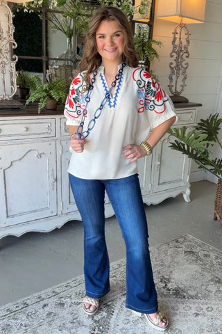 Summer Days Top Cream by Umgee
