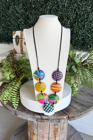 Abstraction Necklace Multi