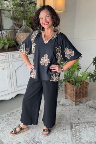 Elmore Top Denim by Umgee Shirts & Tops Umgee