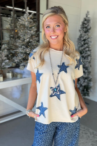 Constellation Natural RESTOCK Soon Shirts & Tops Blue Velvet