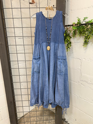 Rita Dress English Blue by Easel