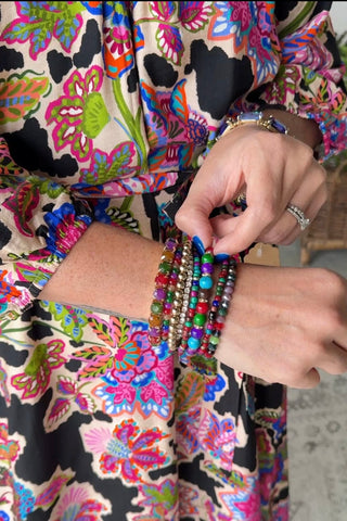 Zealous Bracelet Set Multi by Pink Panache Bracelets Pink Panache