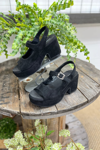 Miss Behavin Platform Black Shoes Corky's Boutique