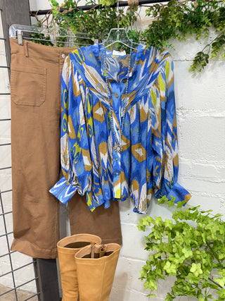 Distinct Royal Blue by Eesome Shirts & Tops eesome