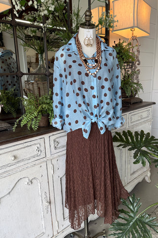 Days End Top Lt Blue