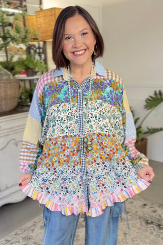 Lucky Girl Top Multi