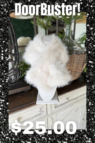 Winter Mode Scarf Ivory Scarf Carol's Boutique