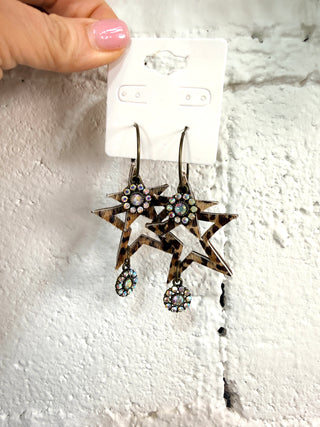 Twinkles Earrings Leopard