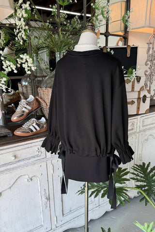 Leisurely Top Black