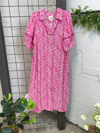 Beatrice Midi Dress Peony by Umgee M / Peony Beatrice Midi Dress Peony by Umgee M / Peony