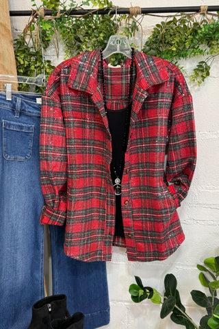 Shining Holiday Jacket Red by Bibi