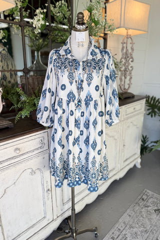 Palisades Dress Blue Dresses Gigio