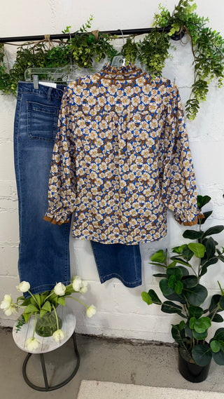 Vestavia Top Brown Mix by Umgee
