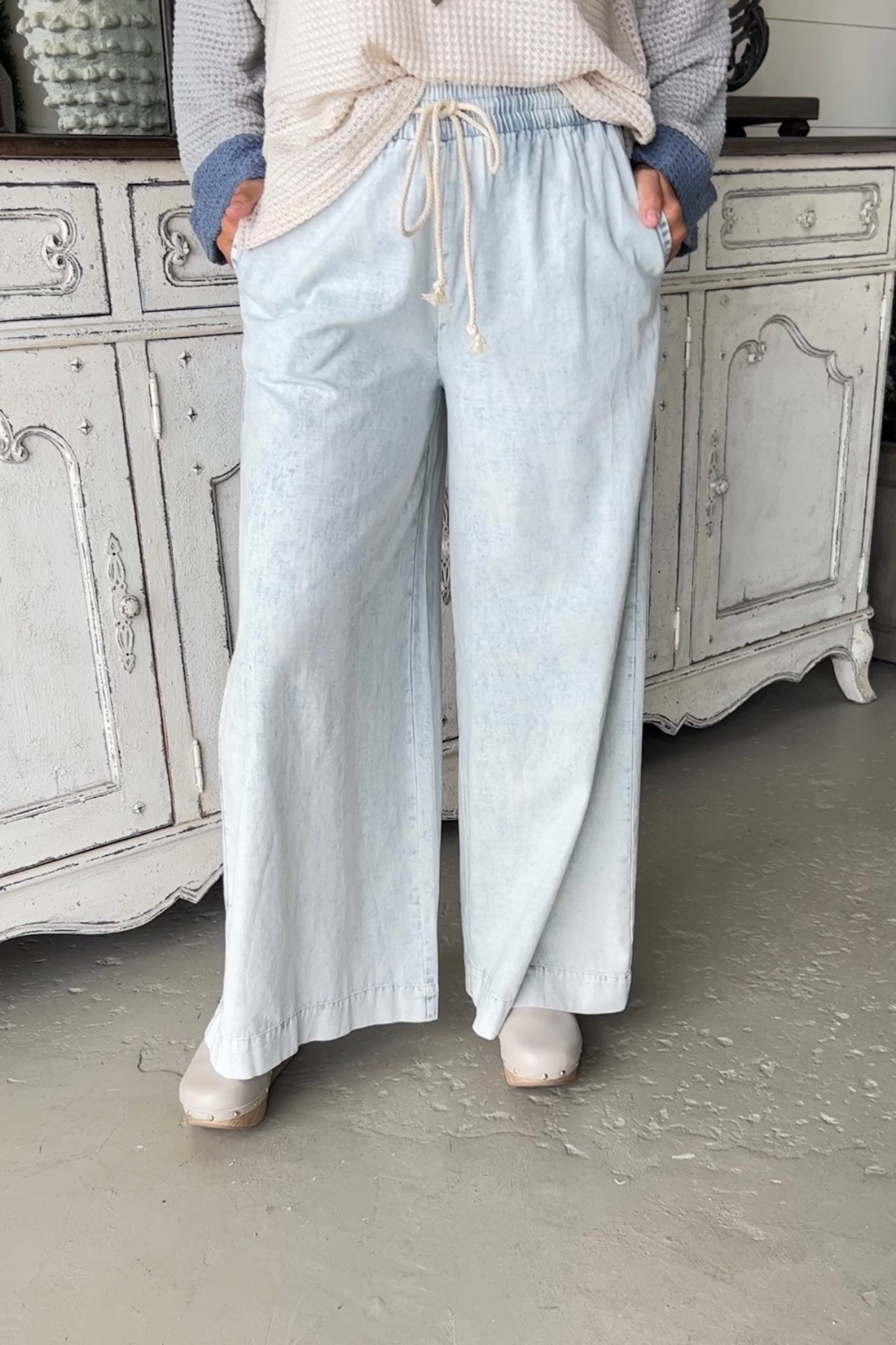 Abbie Pants  eesome S Chambray 