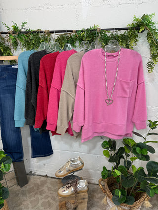 Weekend Vibes Candy Pink Shirts & Tops Zenana