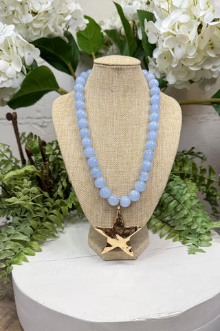 Jama Necklace Lt Blue