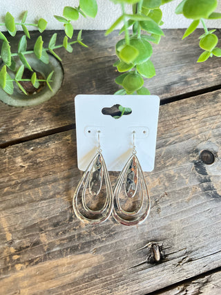 Trident Earrings Silver Earrings Artbox