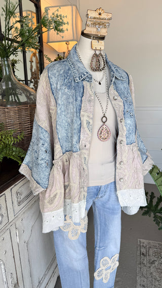 Jimmi Top Denim by POL Clothing