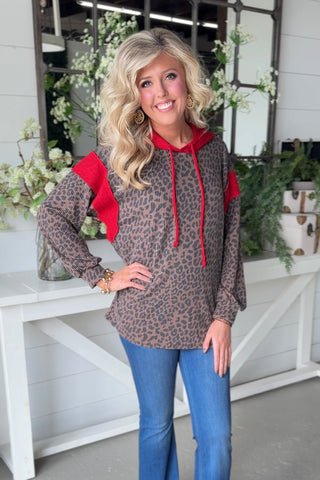 Outer Limits Red/Leo Shirts & Tops Heimish USA