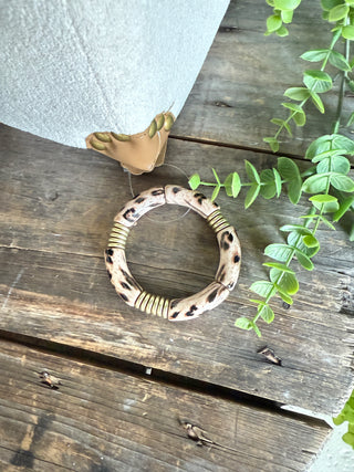 Alluring Bracelet Taupe Leopard Bracelets Avenue T