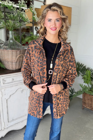 Fearless Animal Brown Shirts & Tops Heimish USA