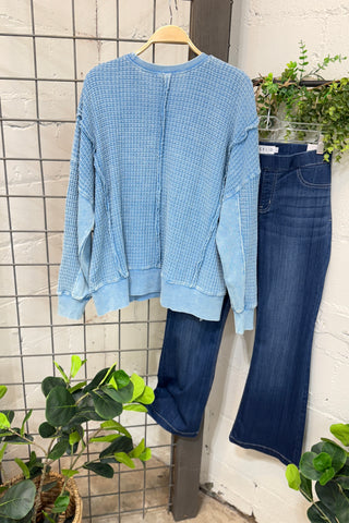 Peace Baby Day Blue by Easel Shirts & Tops Easel